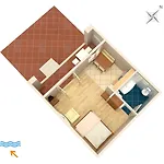Daire Family Friendly Seaside Nemira, Omis - 4277 Tice