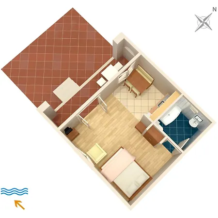 Apartamento By The Sea Nemira, Omis - 4277 Tice